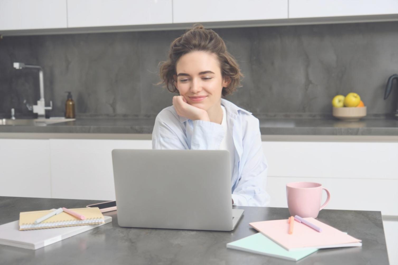 Finance professionals collaborating on market analysis in modern workspace